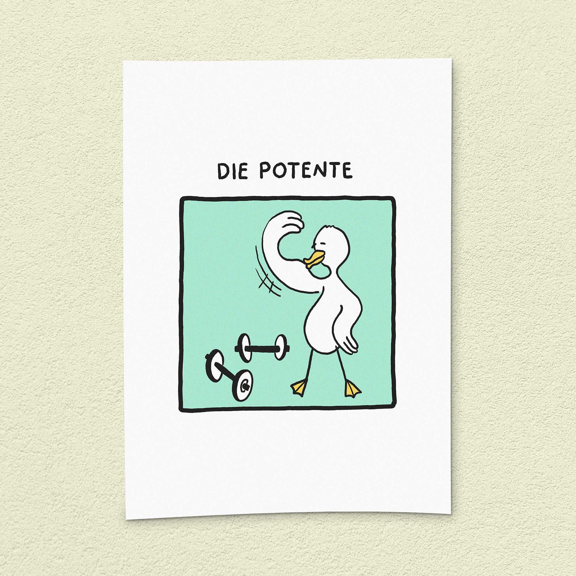 Kunstdruck "Potente"