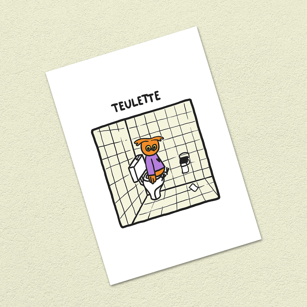 Postkarte A6 "Teulette"