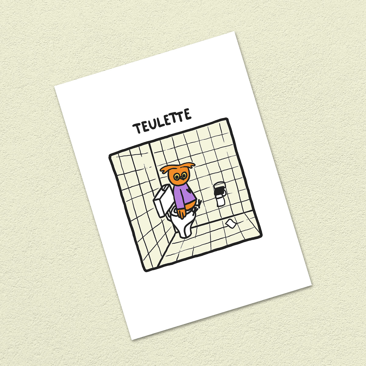Postkarte A6 "Teulette"