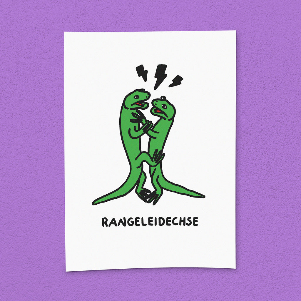 Kunstdruck "Rangeleidechse"
