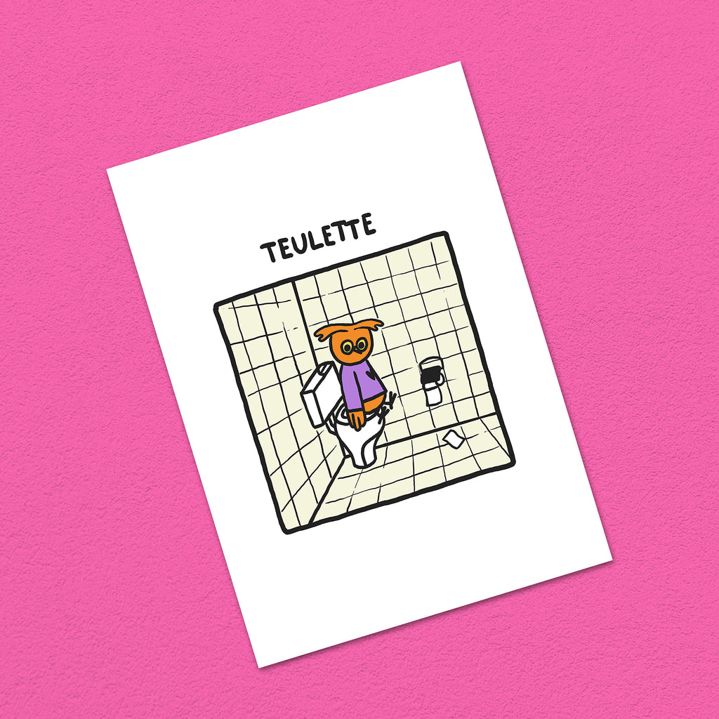 Postkarte A6 "Teulette"