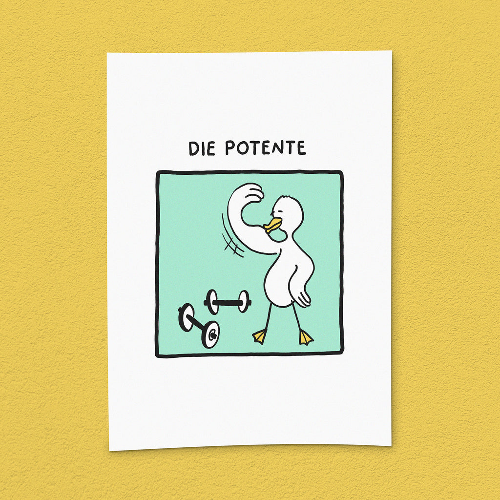 Kunstdruck "Potente"