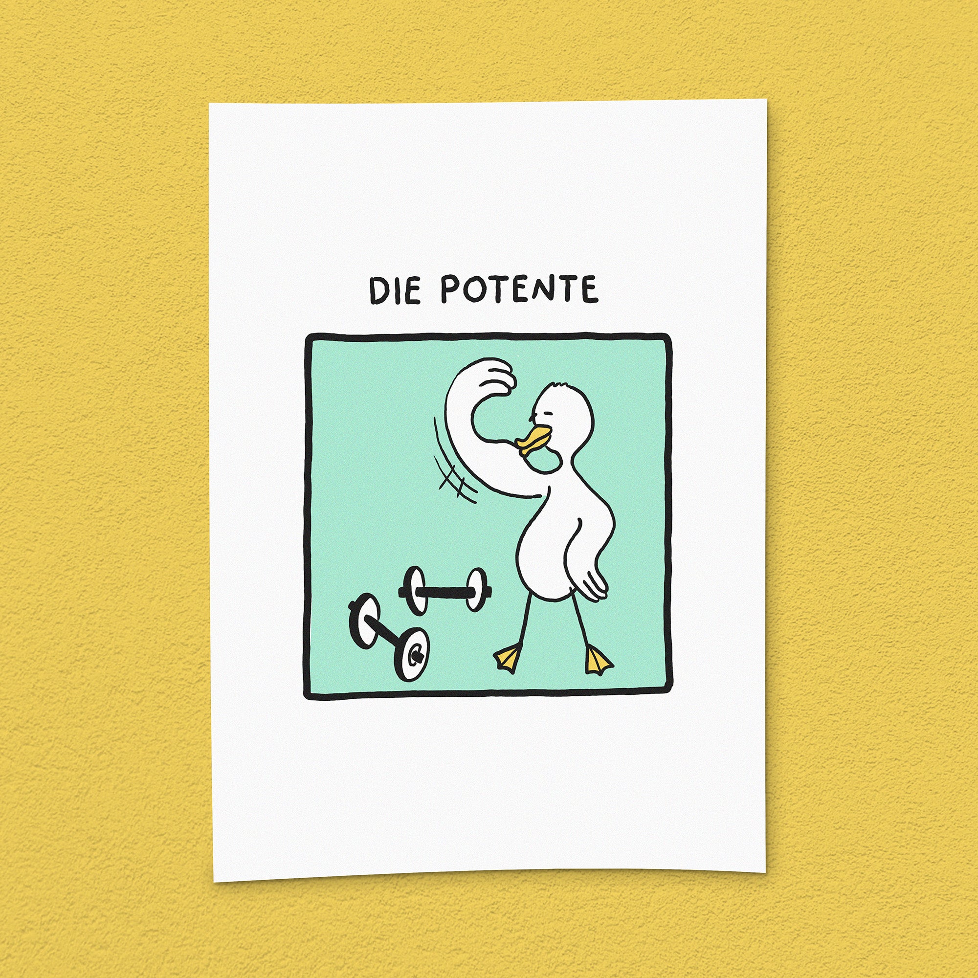 Kunstdruck "Potente"