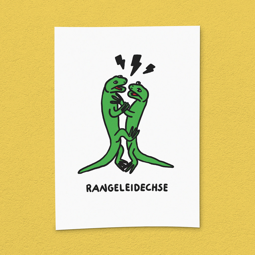 Kunstdruck "Rangeleidechse"