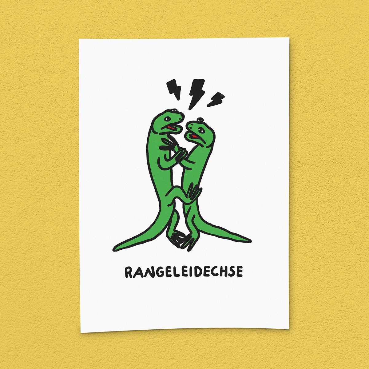 Kunstdruck "Rangeleidechse"