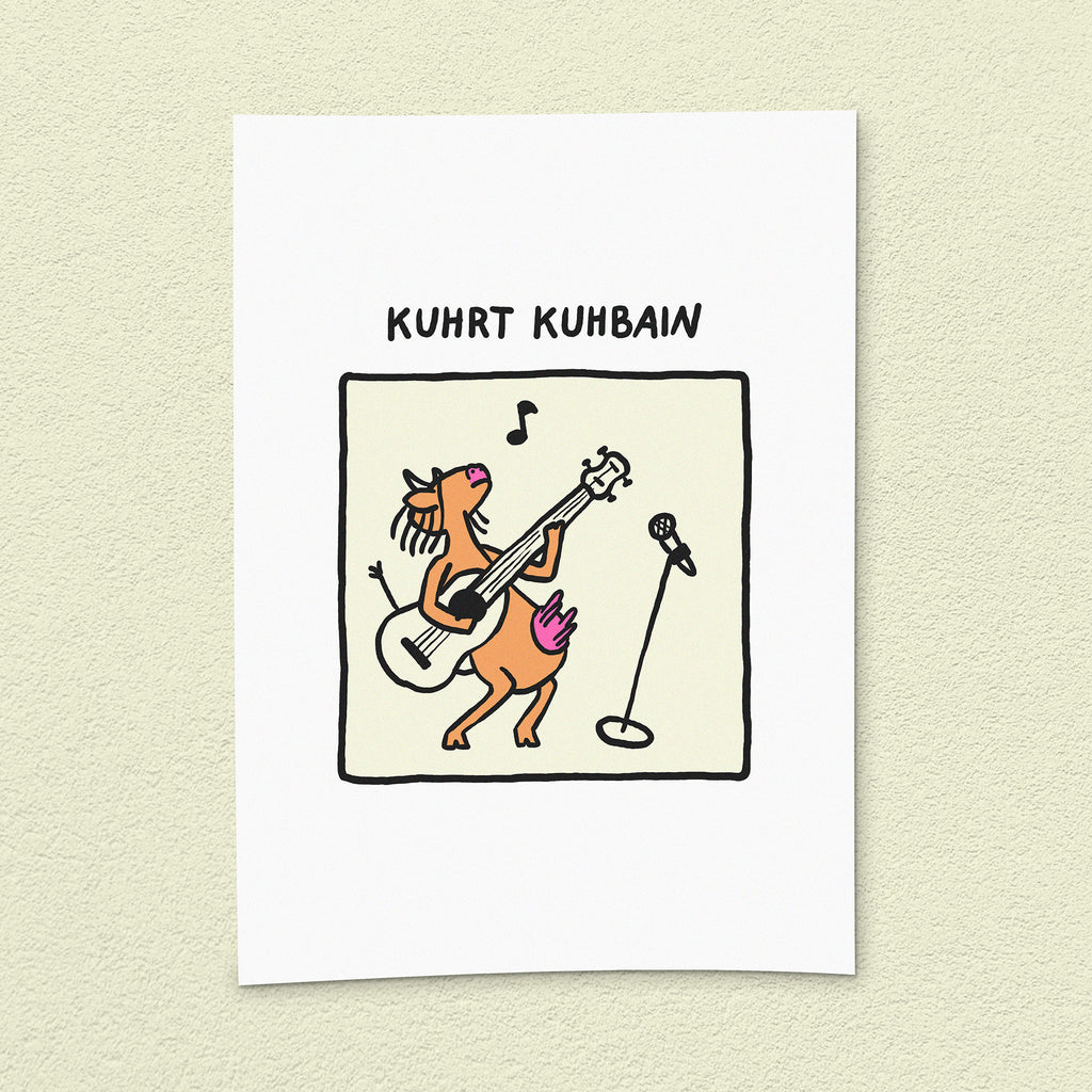 Kunstdruck "Kuhrt Kuhbain"