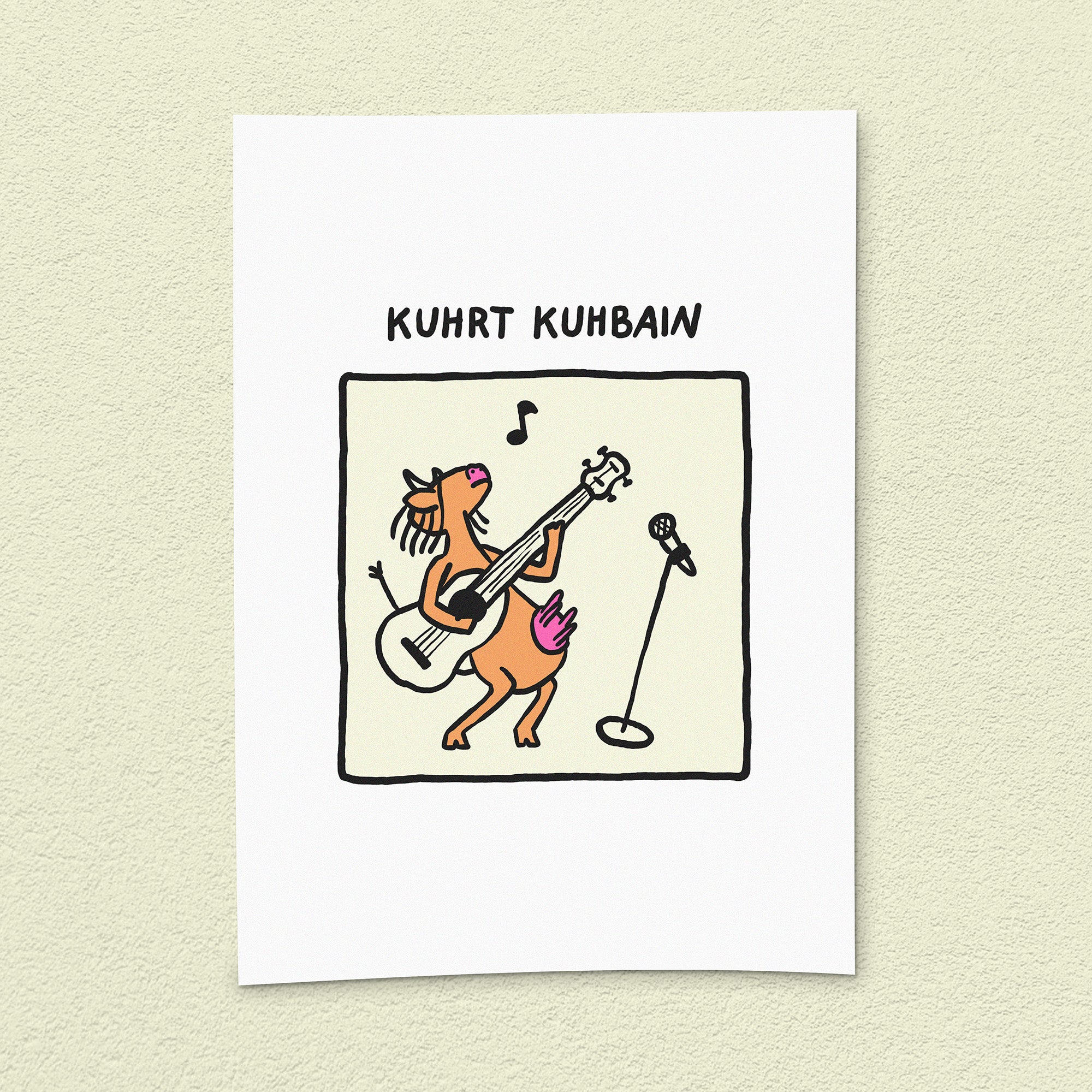 Kunstdruck "Kuhrt Kuhbain"