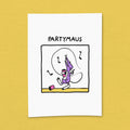 Kunstdruck "Partymaus"