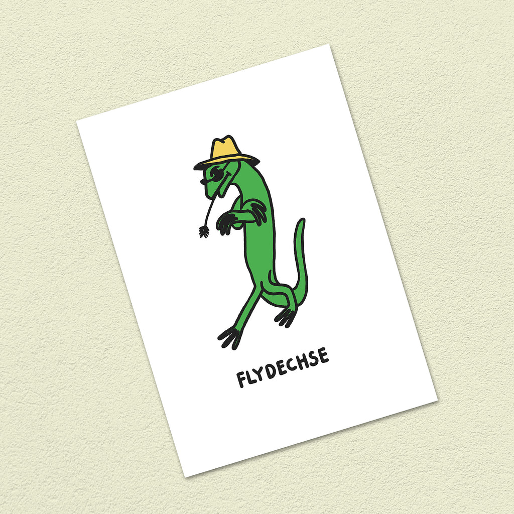 Postkarte A6 "Flydechse"
