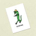Postkarte A6 "Flydechse"