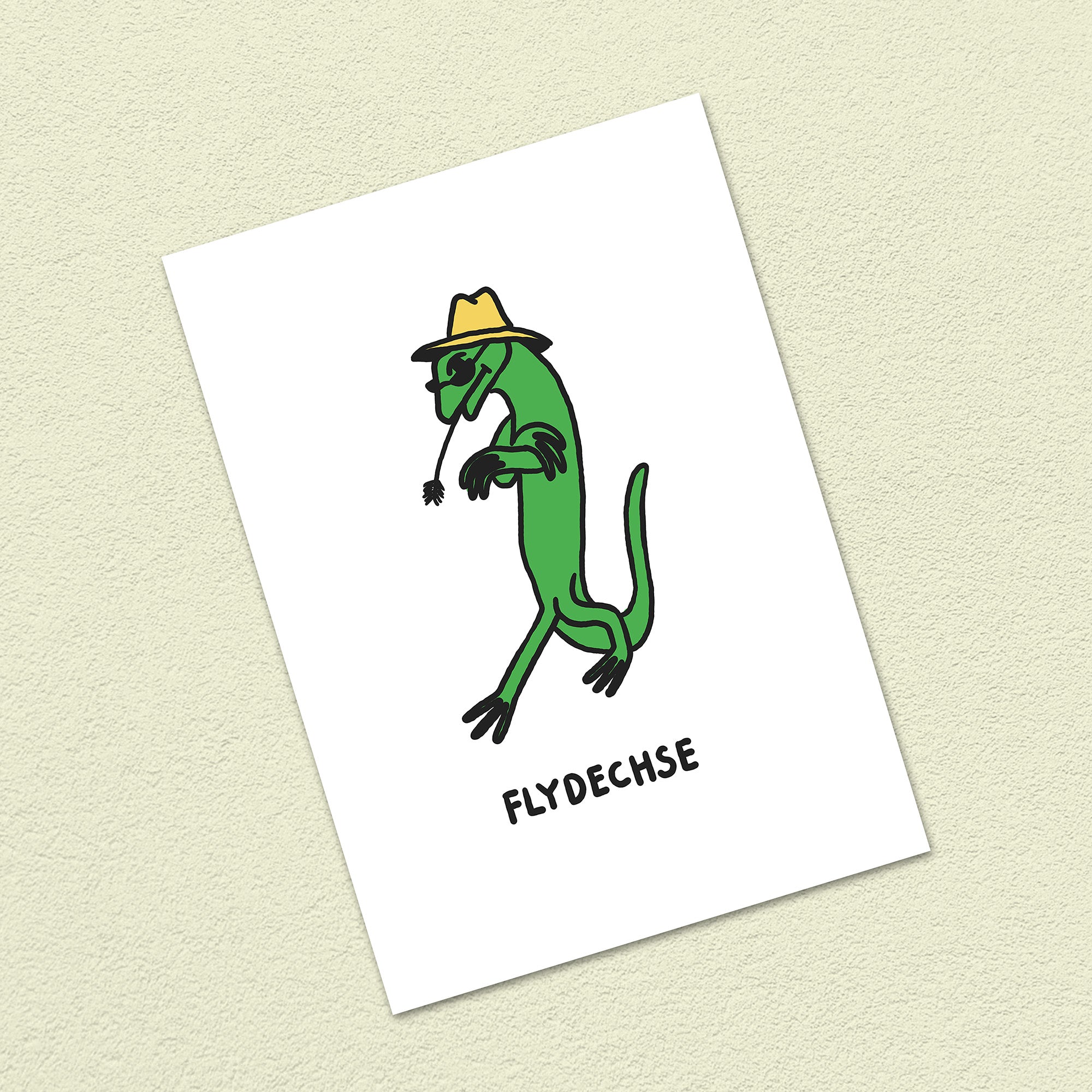 Postkarte A6 "Flydechse"