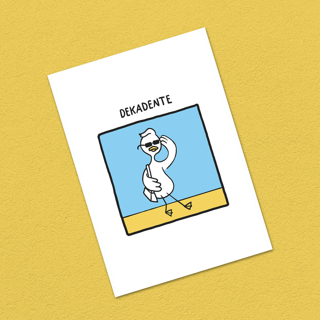 Postkarte A6 "Dekadente"