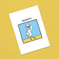 Postkarte A6 "Dekadente"