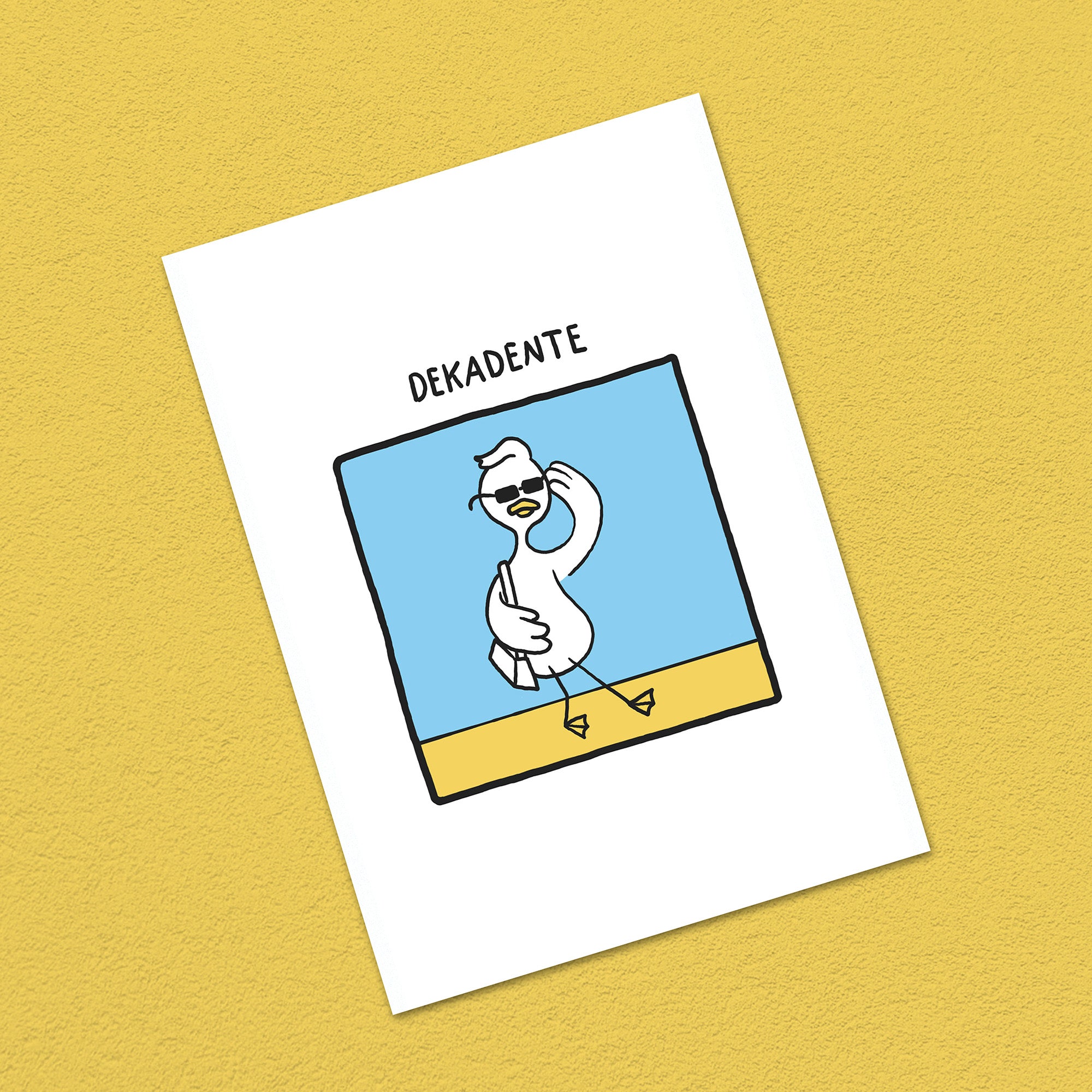 Postkarte A6 "Dekadente"