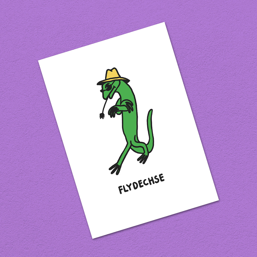 Postkarte A6 "Flydechse"