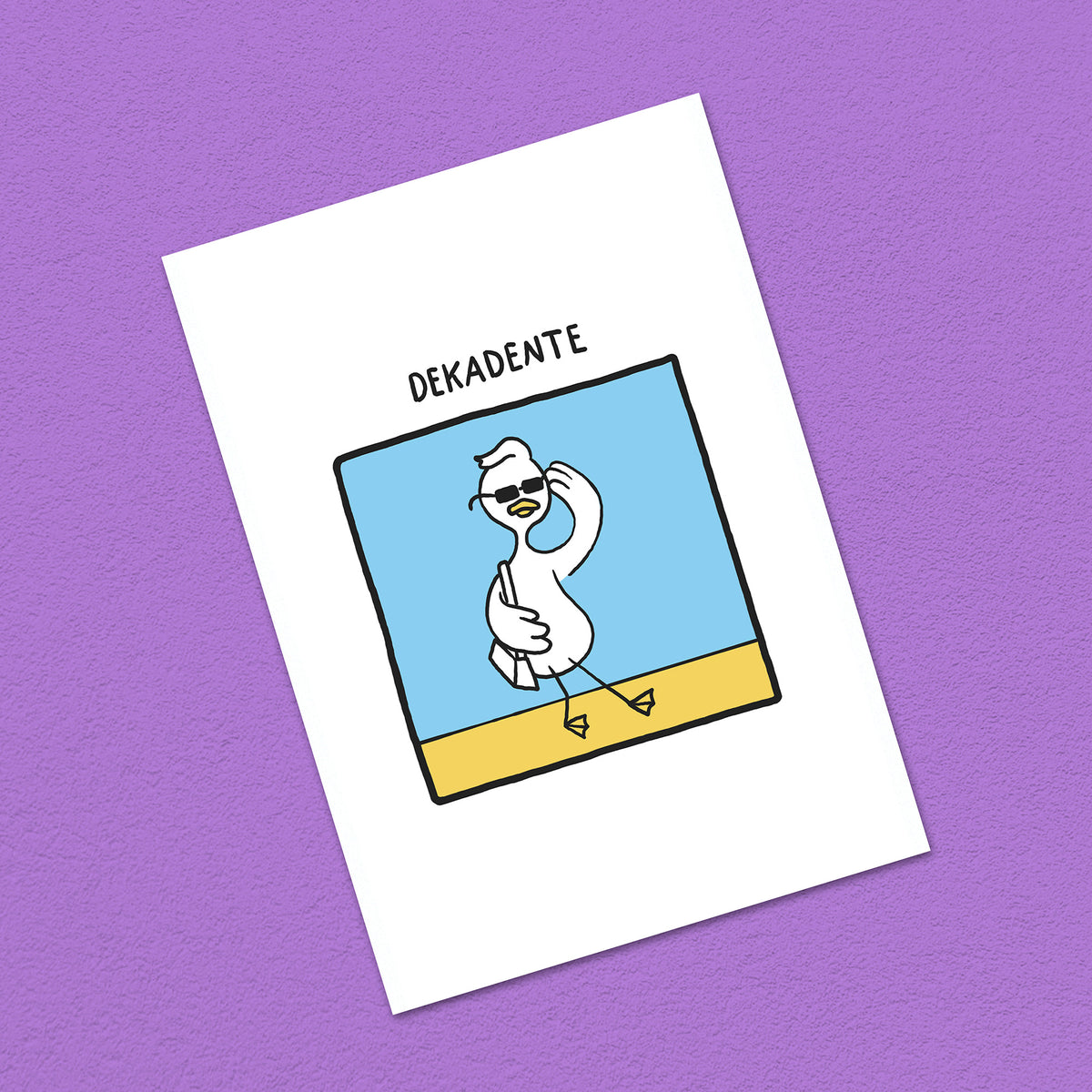 Postkarte A6 "Dekadente"