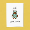 Kunstdruck "Unverwundbär"