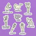 Spitznamen Luca, Stickerset, 8er