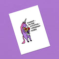 Postkarte A6 "Verzeihn-Horn"