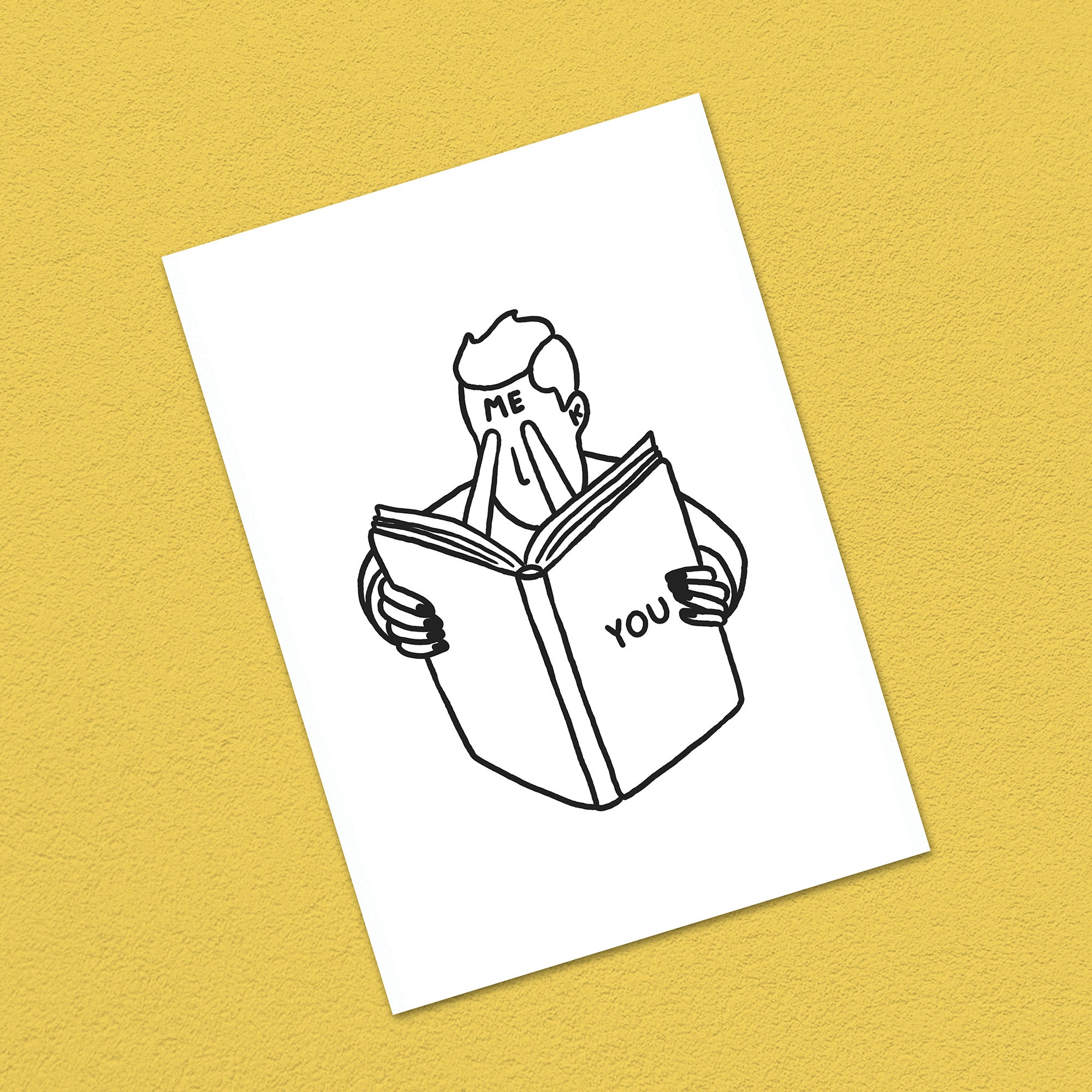 Postkarte A6 "me & you"