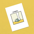 Postkarte A6 "Sandaal"