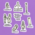 Spitznamen Alex, Stickerset, 8er