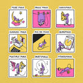 Mäuse Stickerset, 9er