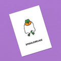 Postkarte A6 "Spiegeleidechse"