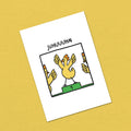 Postkarte A6 "Juhuuuhn"