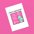 Postkarte A6 "Haillos überfordert"