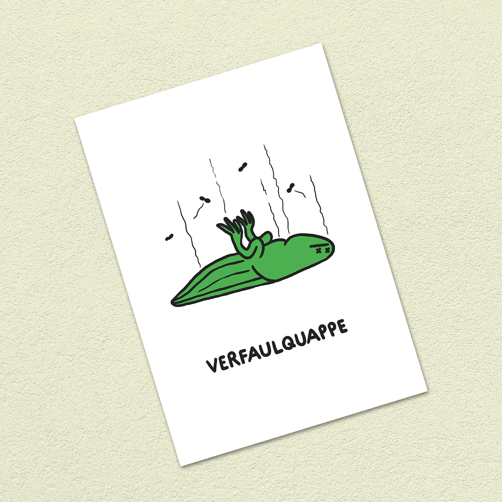 Postkarte A6 "Verfaulquappe"