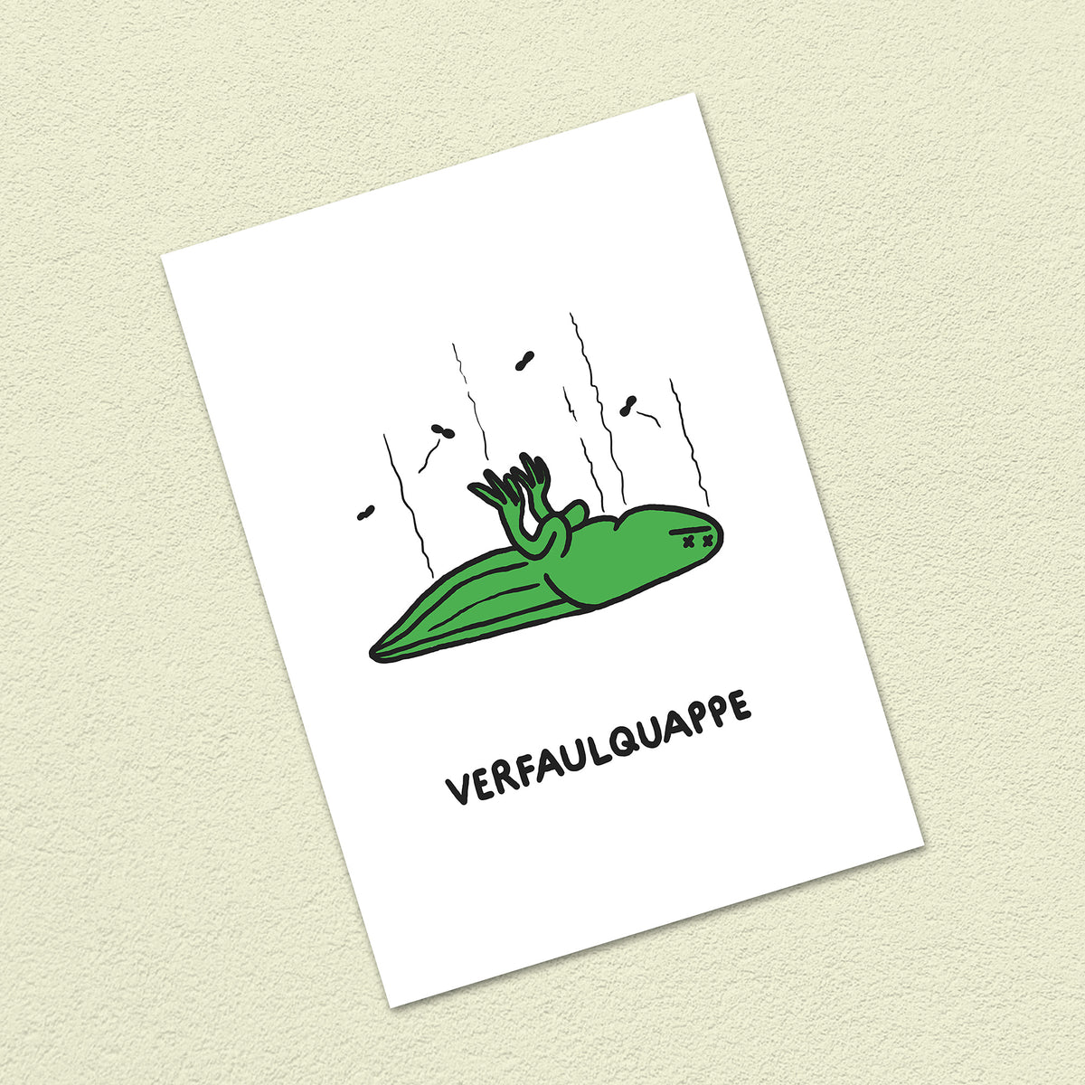 Postkarte A6 "Verfaulquappe"