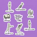 Spitznamen Lars, Stickerset, 8er