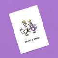 Postkarte A6 "Gänsel & Gretel"