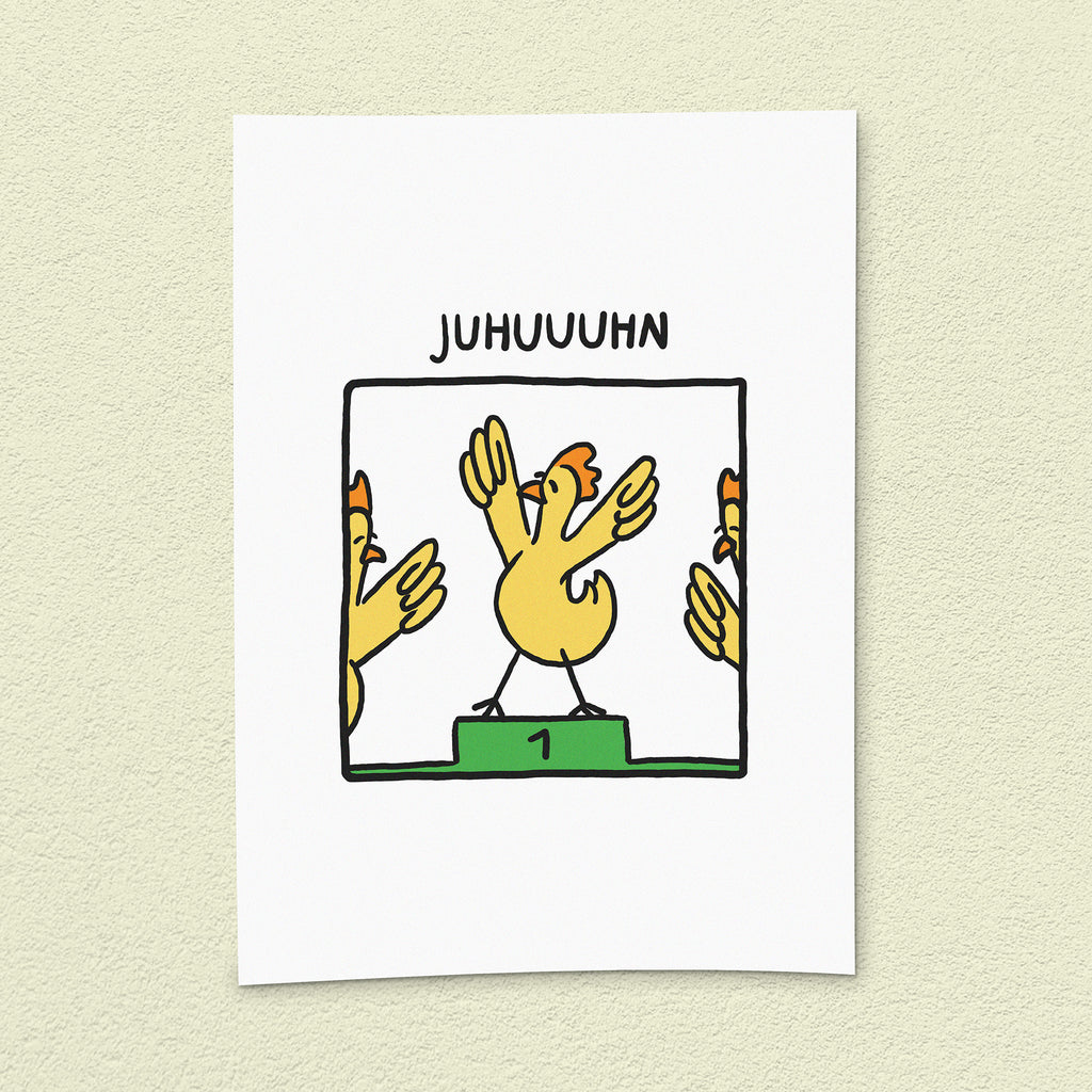 Kunstdruck "Juhuuuhn"