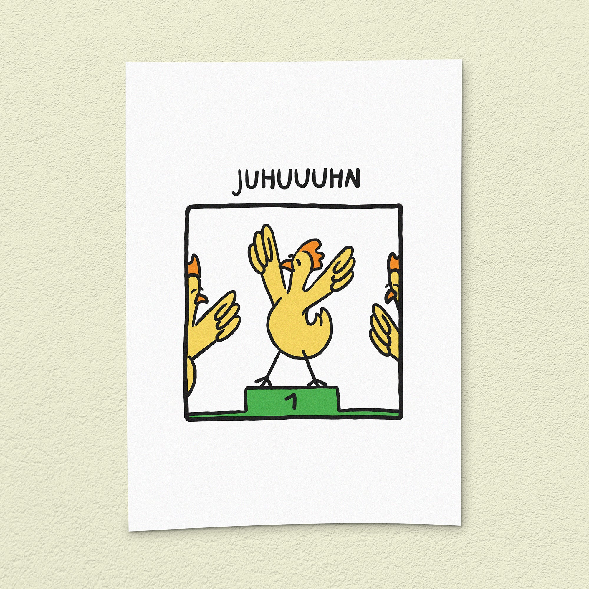 Kunstdruck "Juhuuuhn"