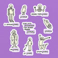 Spitznamen Jonas, Stickerset, 8er
