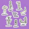 Spitznamen Hannah, Stickerset, 8er
