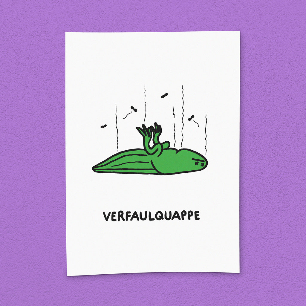 Kunstdruck "Verfaulquappe"