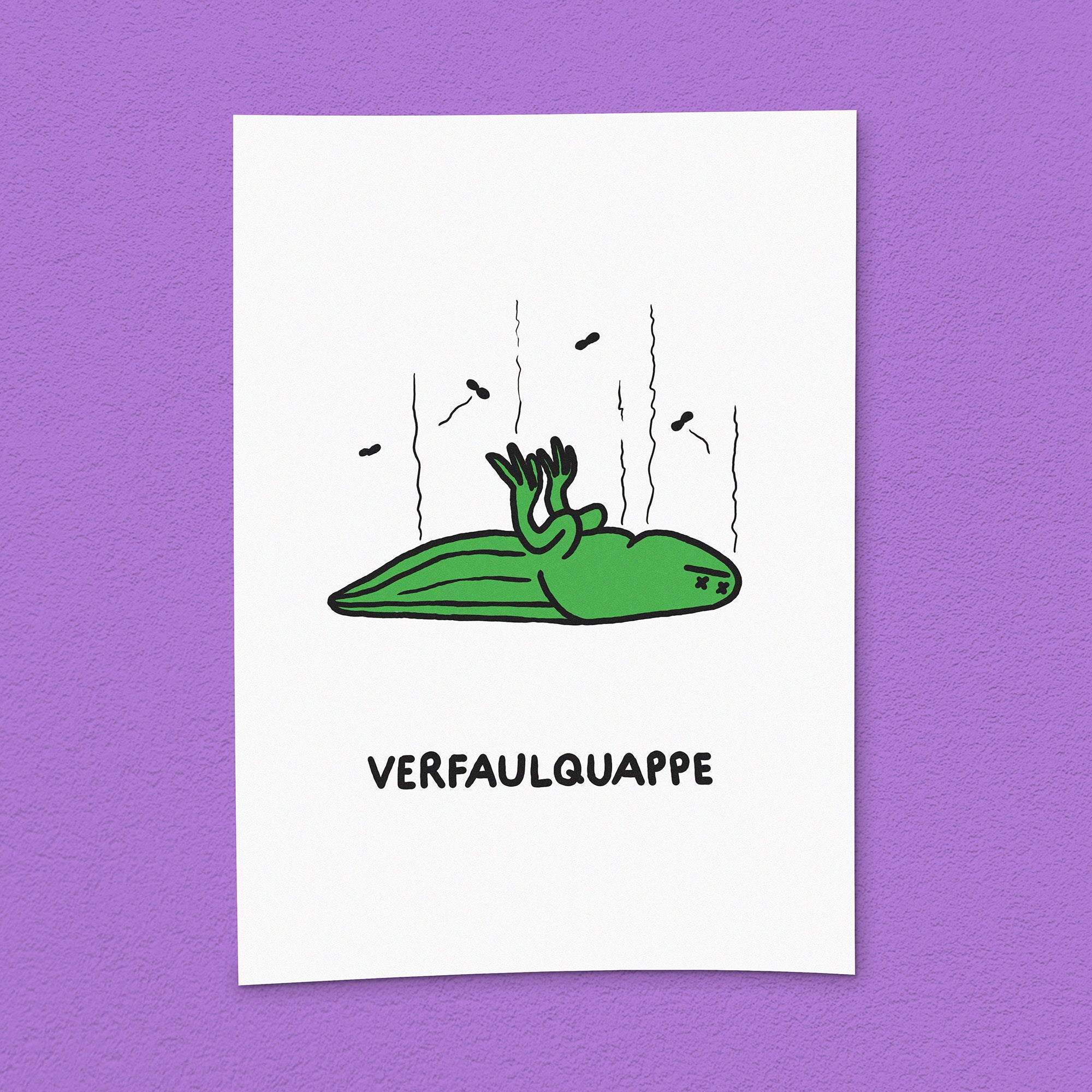 Kunstdruck "Verfaulquappe"