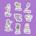 Spitznamen Anja, Stickerset, 8er