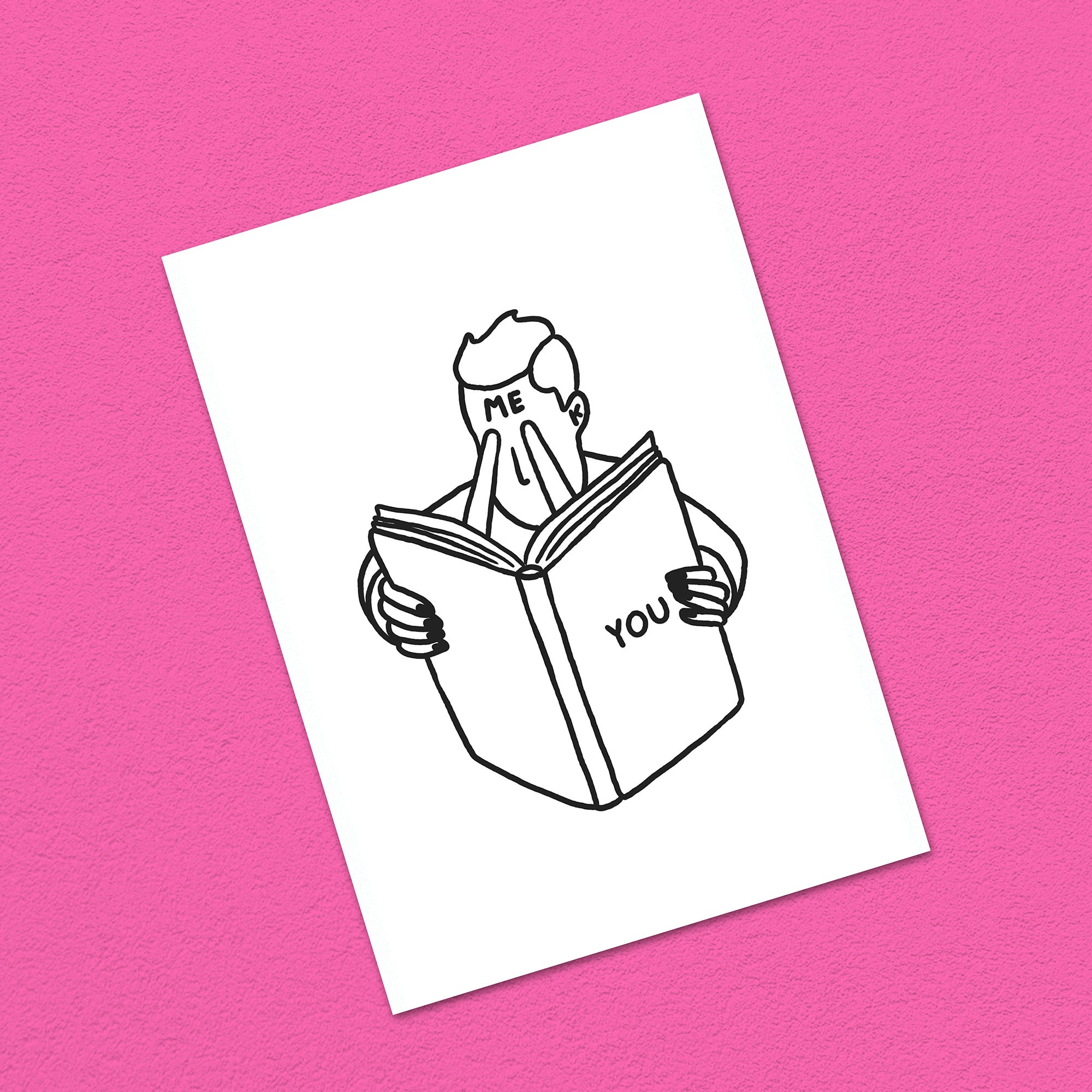 Postkarte A6 "me & you"