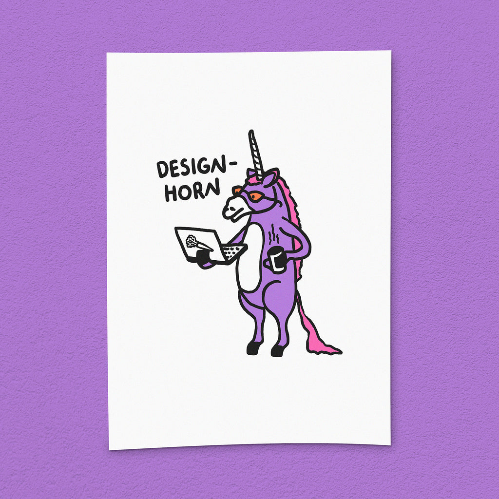 Kunstdruck "Design-Horn"