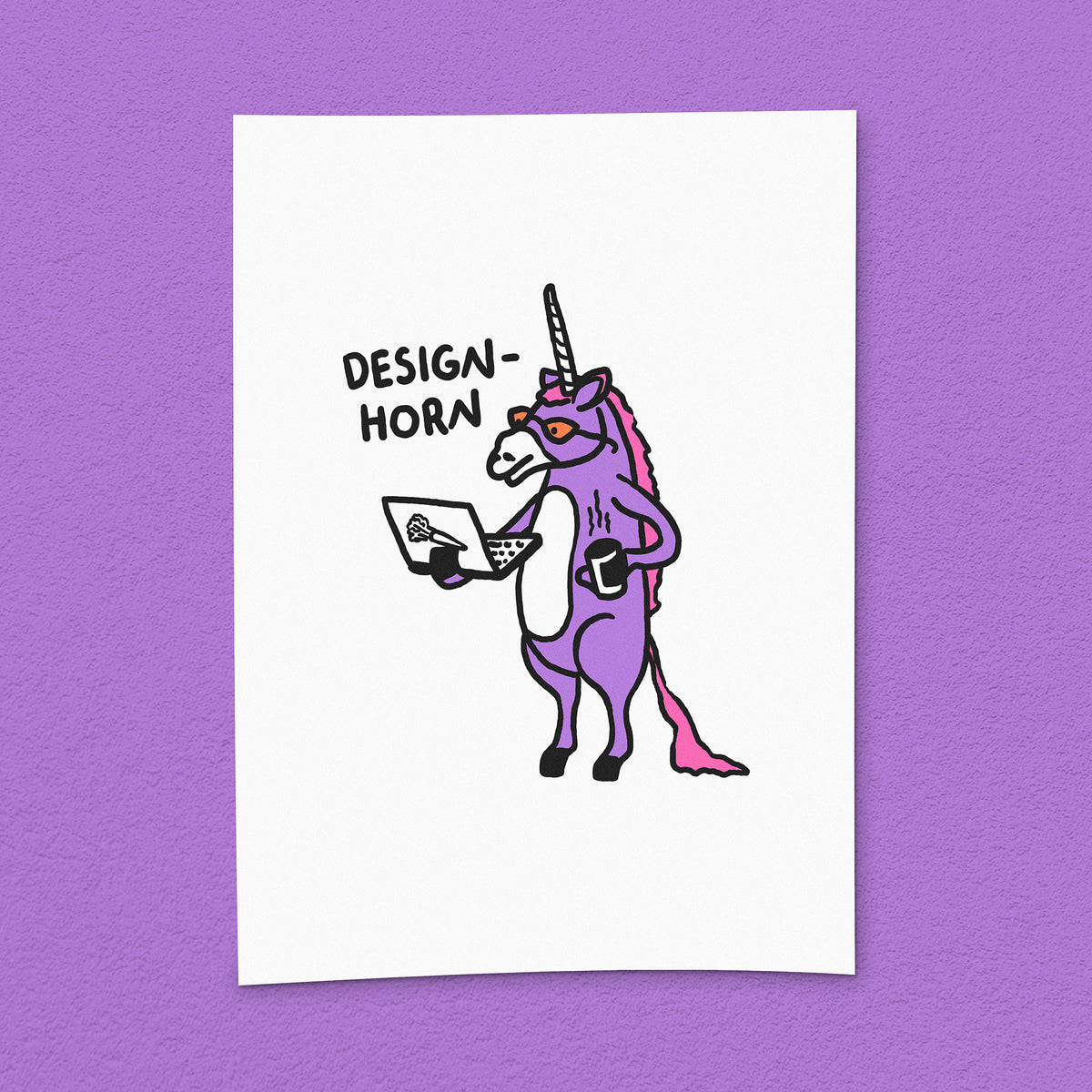 Kunstdruck "Design-Horn"