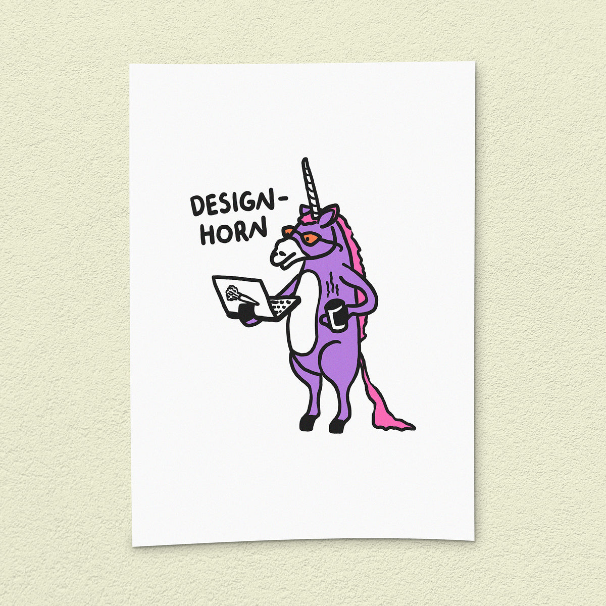 Kunstdruck "Design-Horn"
