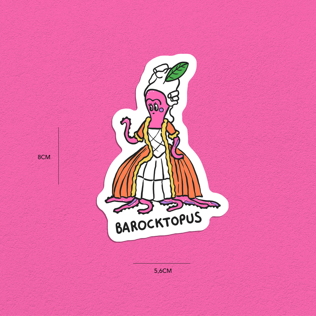 Oktopusse Stickerset, 10er
