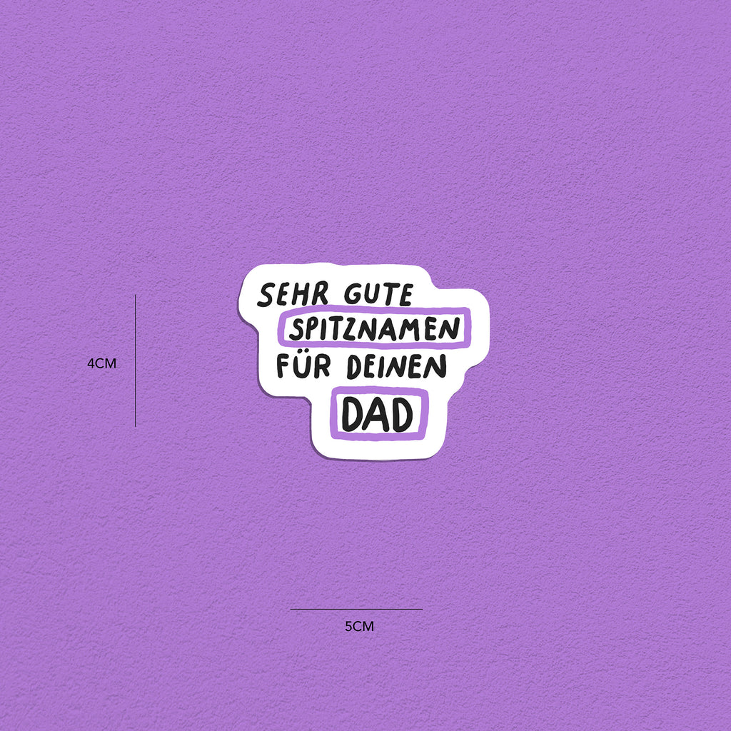 Spitznamen Dein Dad, Stickerset, 8er