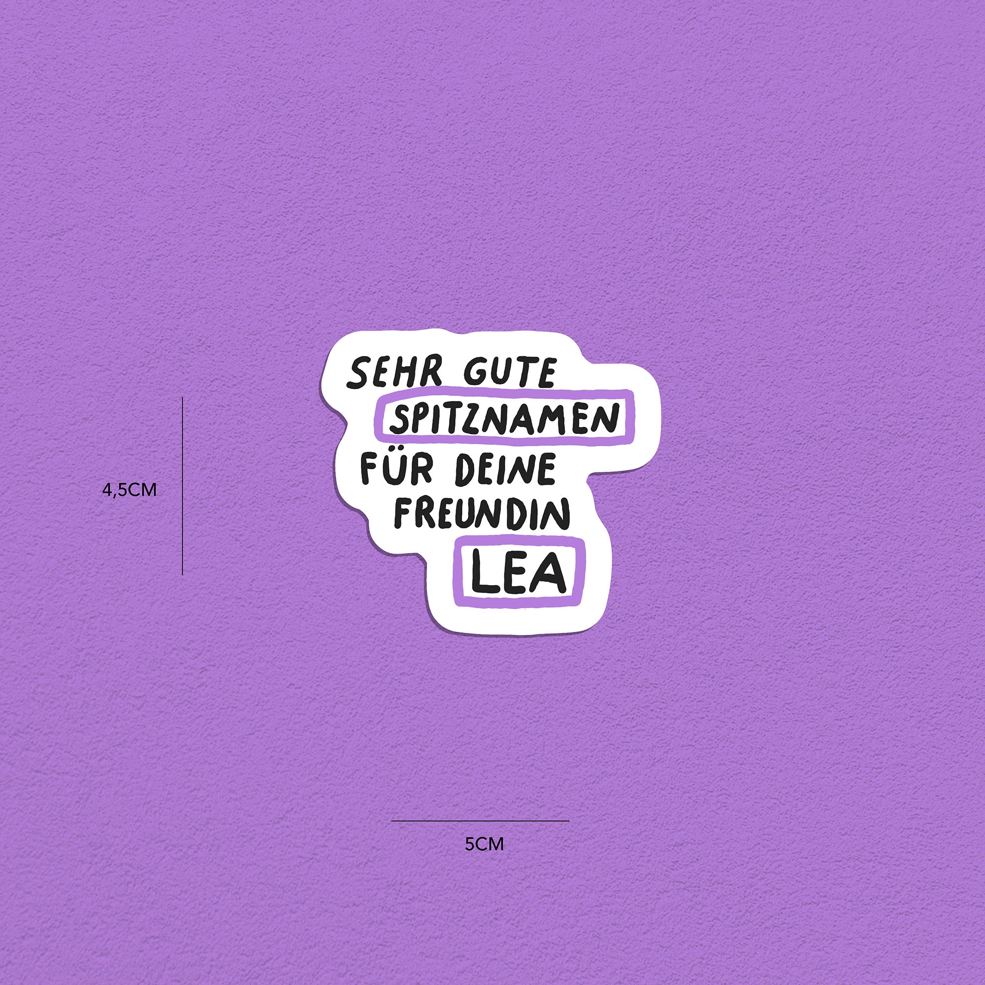 Spitznamen Lea, Stickerset, 8er