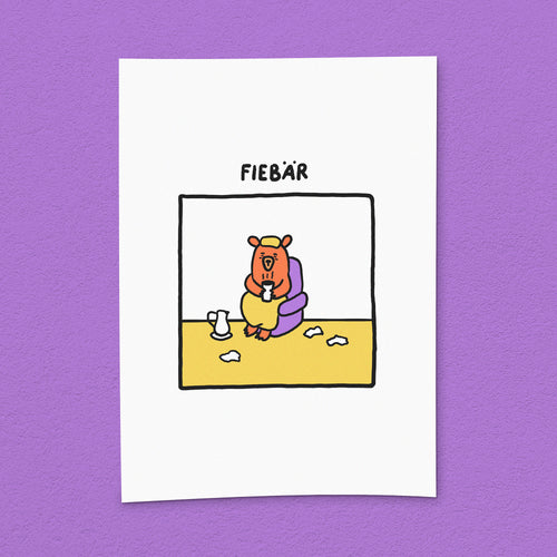 Kunstdruck "Fiebär"