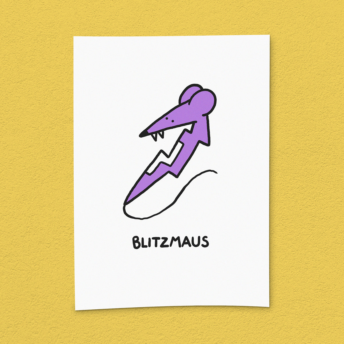 Kunstdruck "Blitzmaus"